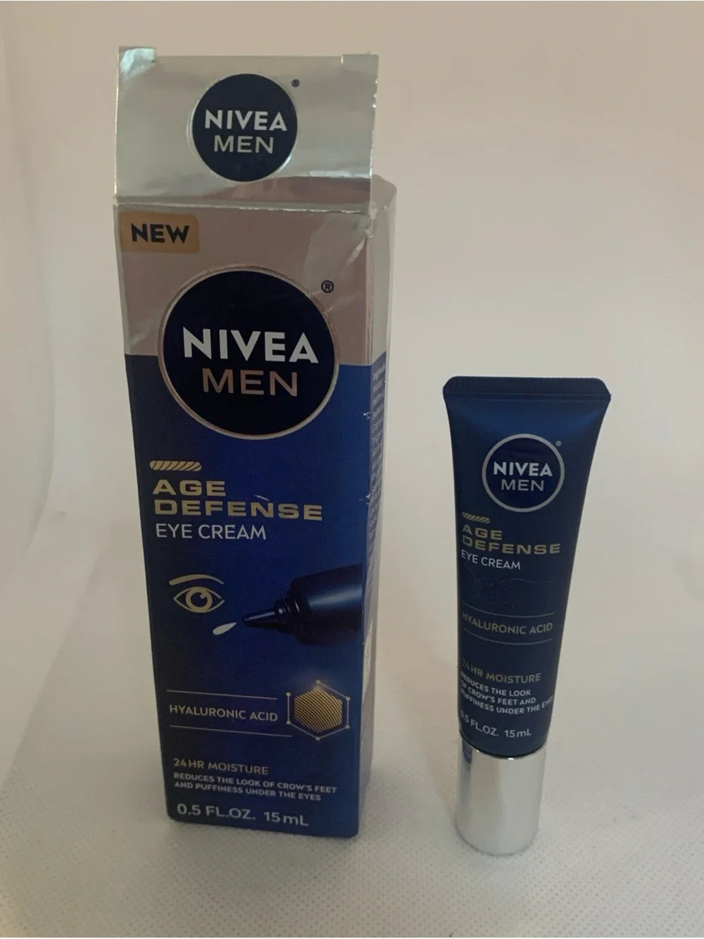 Nivea Men Age Defense Eye Cream - .5 Oz NIB